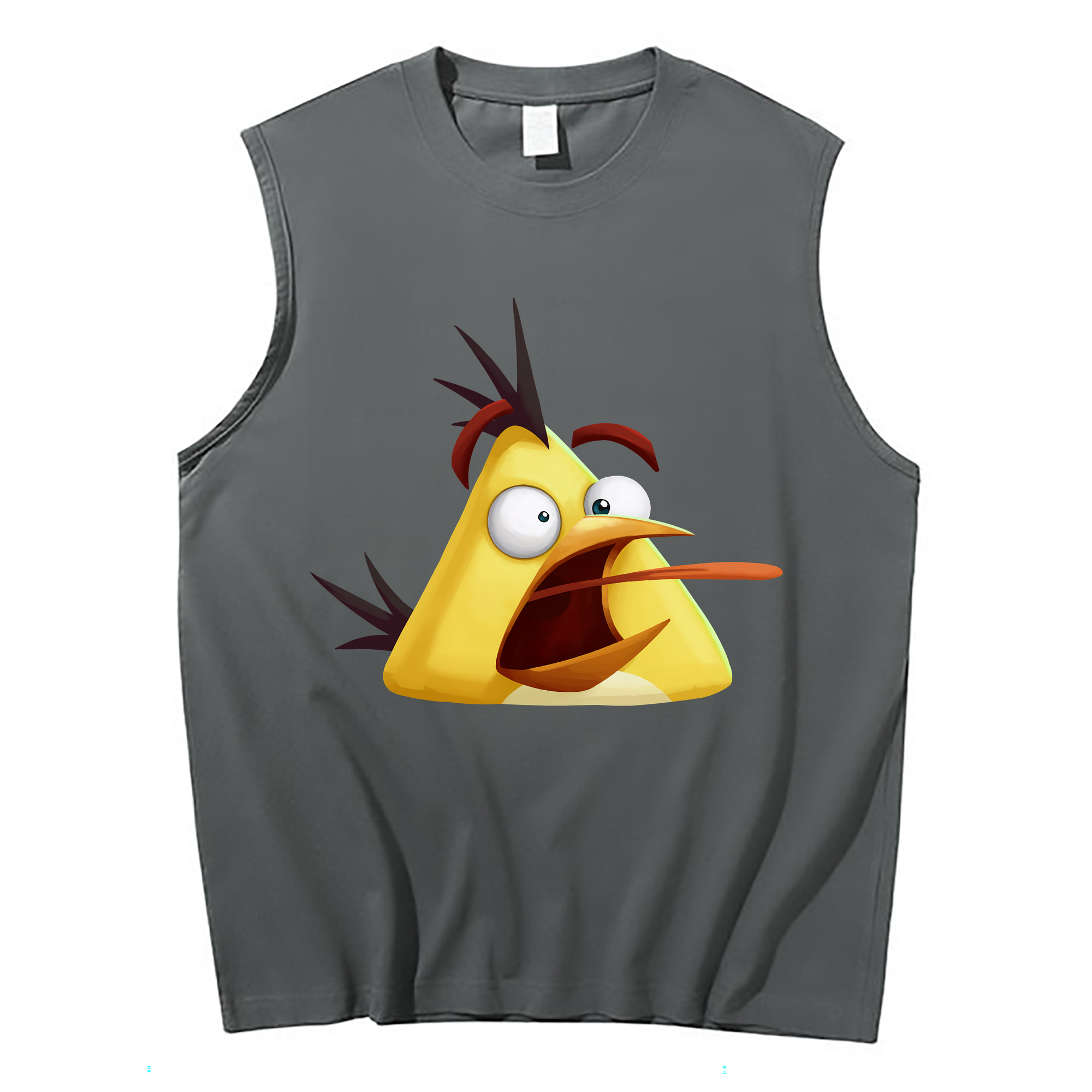 （画像用） Angry Birds アングリーバード コットン100％タンクトップ（フロントプリント）